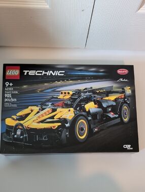 Lego Technic Black and Yellow Bugatti Bolide Race Car